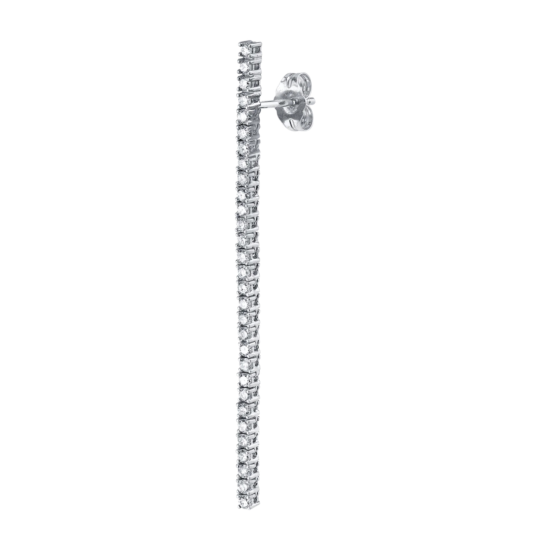 Diamond Tennis Earring