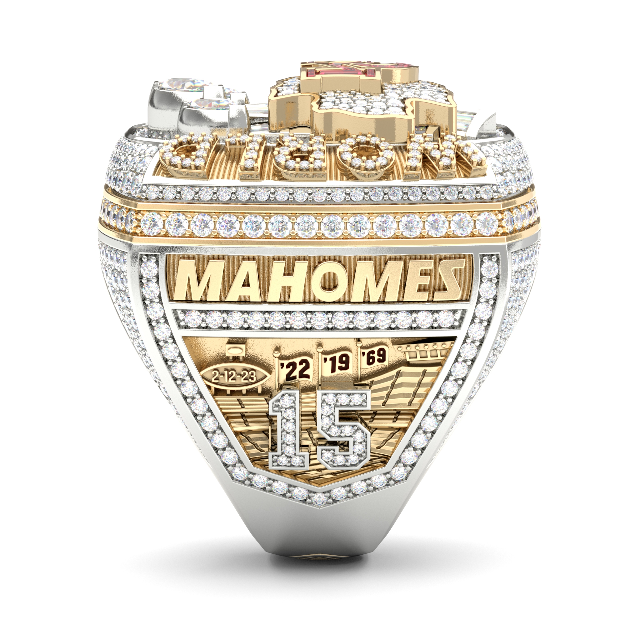 Kansas City Chiefs Super Bowl Lvii Champions Diamond Ring Pn - Inspire  Uplift