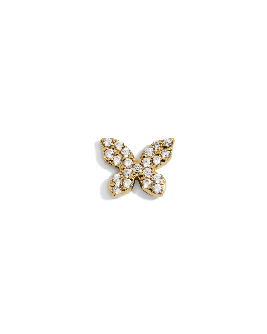 earring stacks: butterfly stud