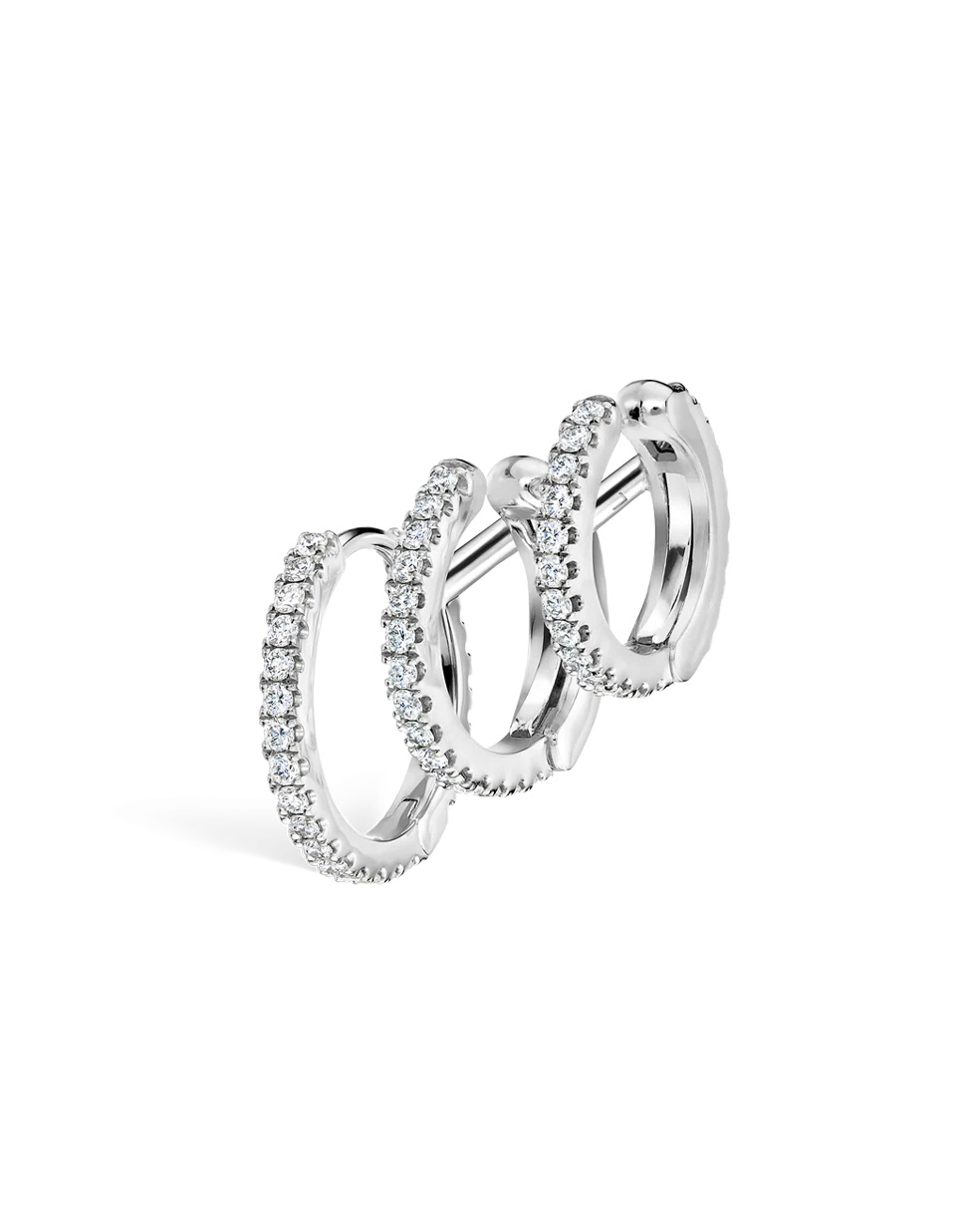 earring stacks: diamond ear cuff