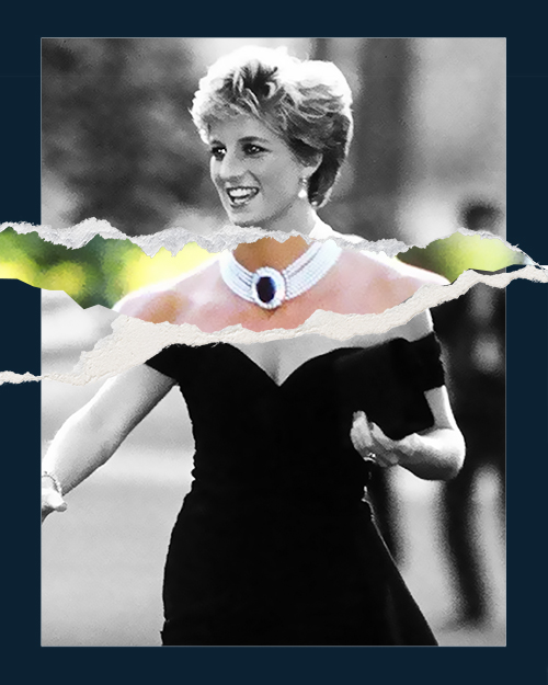Princess Diana diamond and sapphire choker