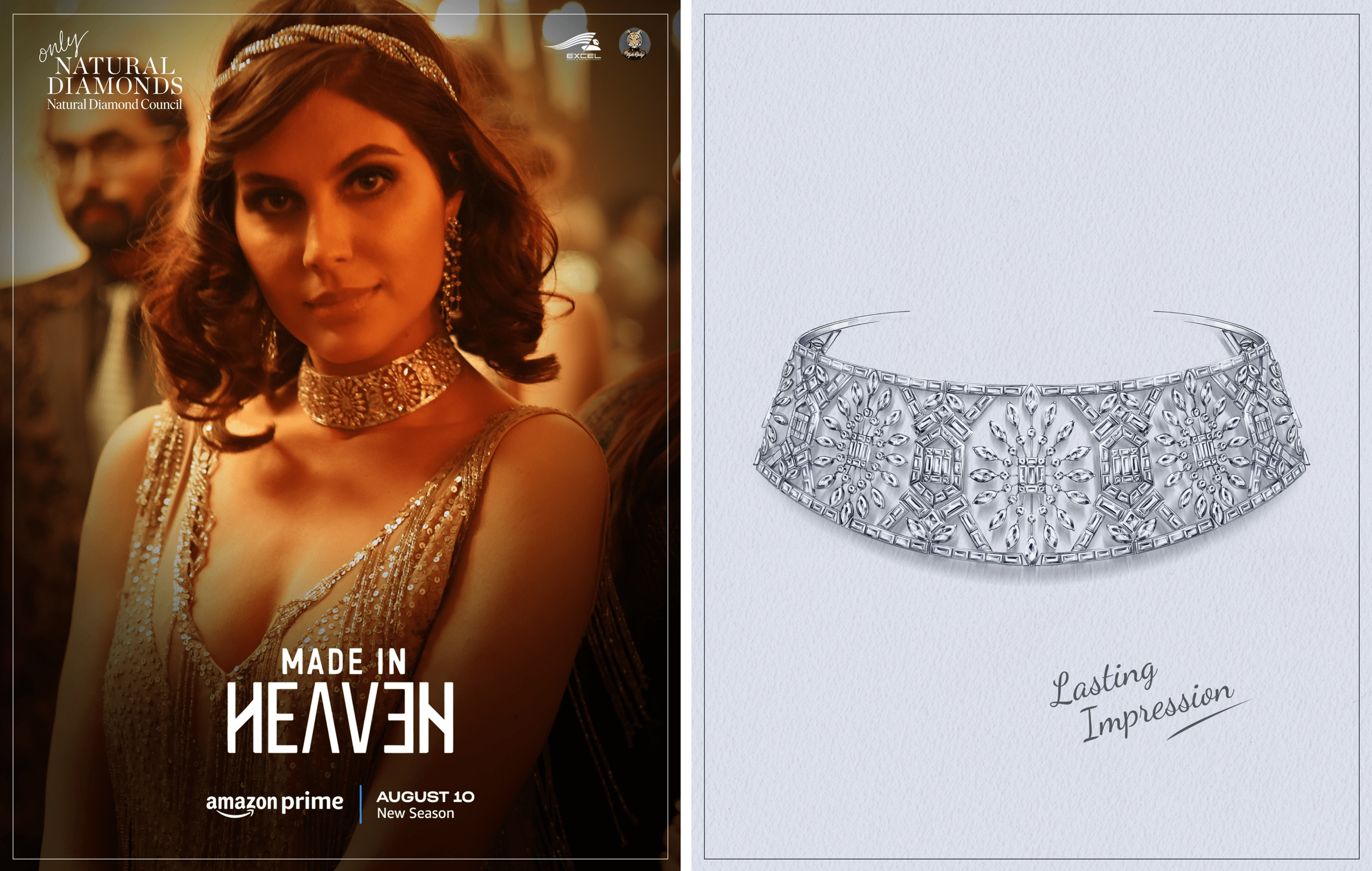 The Glorious Natural Diamond Jewellery Looks from Made in Heaven Season 2 4 Jaipur Gems' Diamond Choker Necklace
