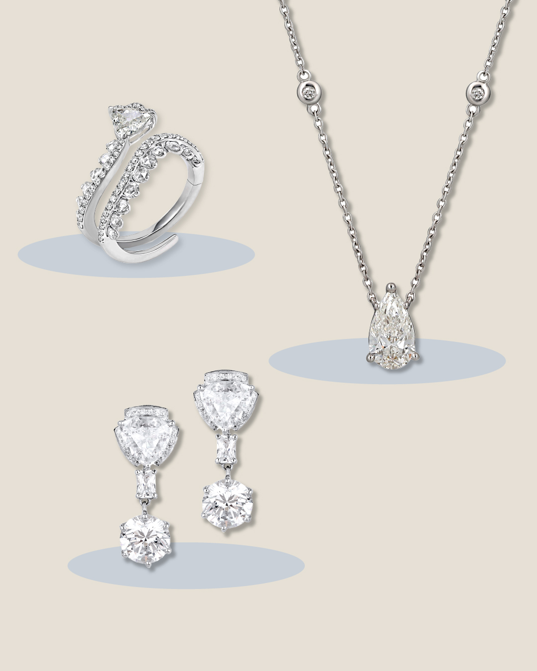 Solitaire diamond Jewellery in 2023 