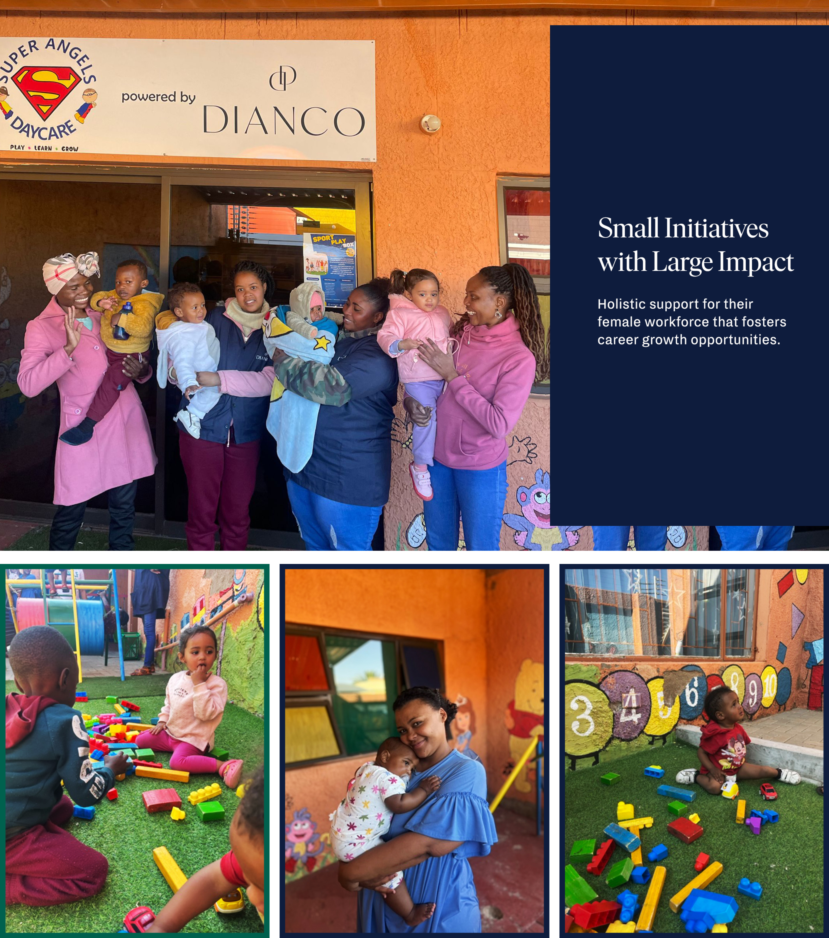 Daycare Initiative for Female Workers At DIANCO 