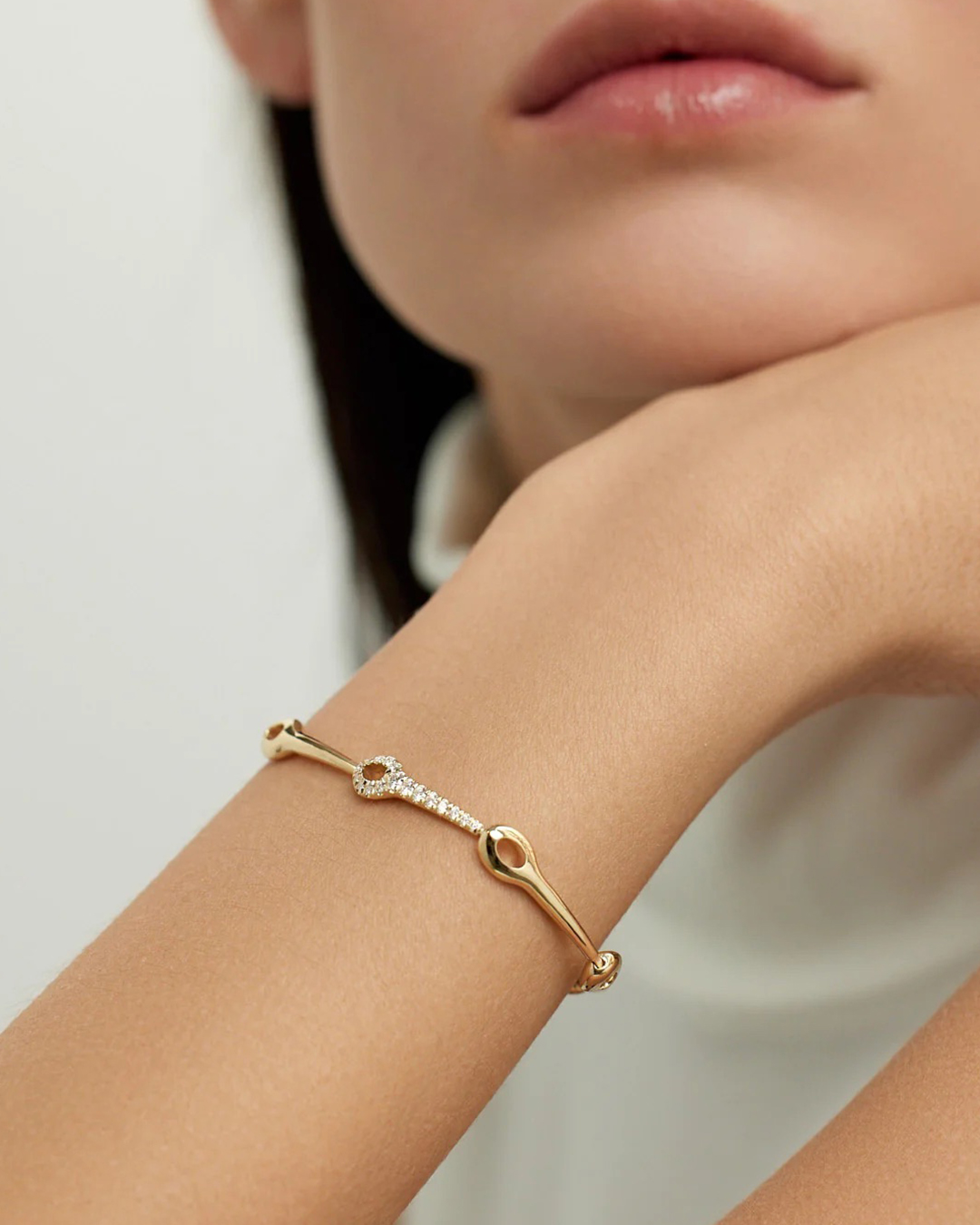 Jewelry Designer Melissa Kaye Was Made in New York 5 Lola Needle Linked Bracelet (Courtesy of Melissa Kaye)
