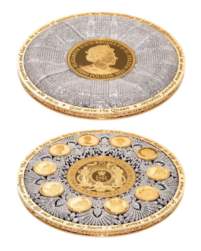 Coin Jewelry ‘The Crown Coin’ Queen Elizabeth II