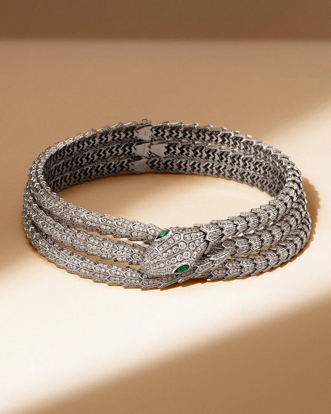 BVLGARI Serpenti Necklace 358434 Rose Gold Diamonds and Black Onyx – Wrist  Aficionado