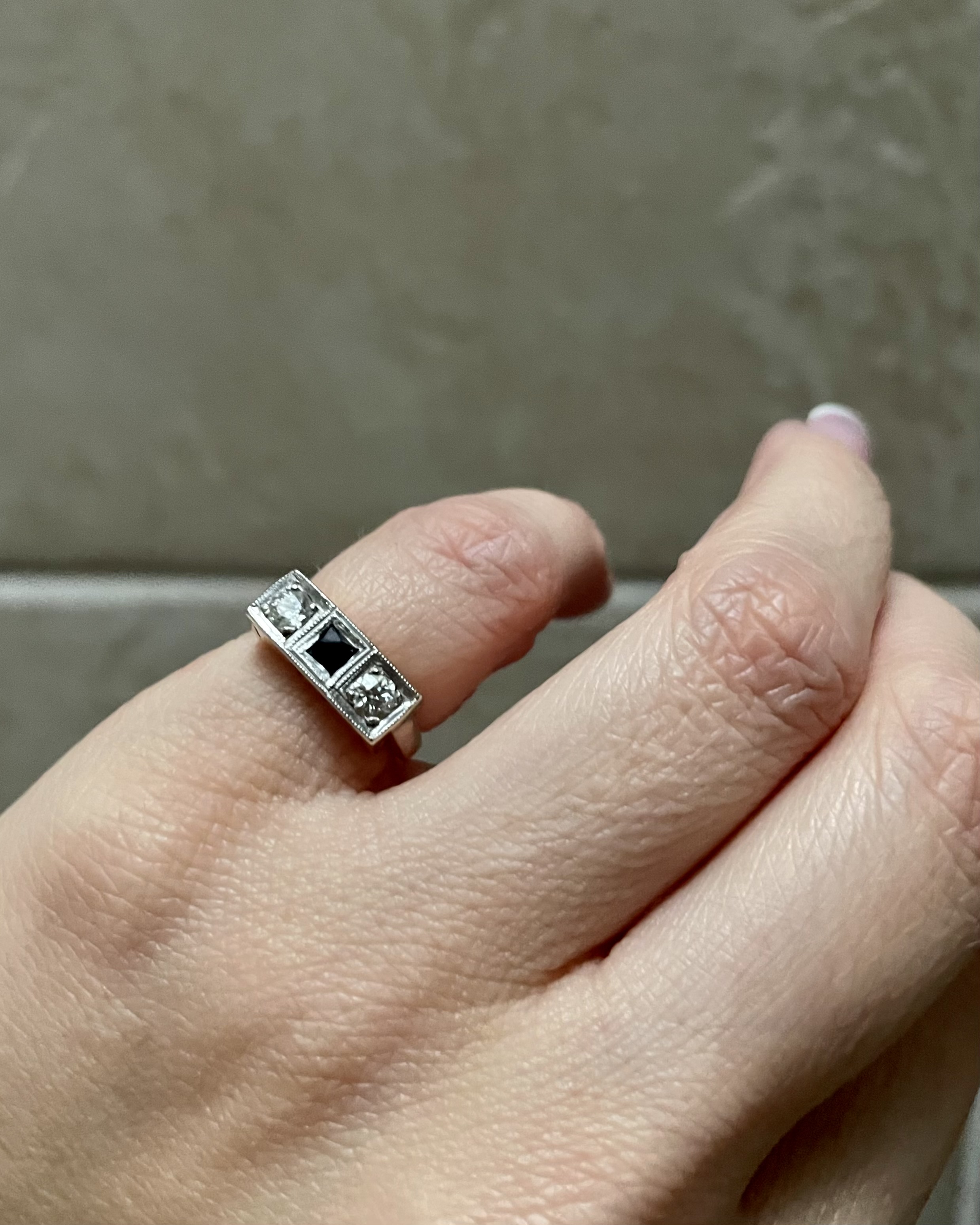 Personalised Slim Silver Message Ring - Scarlett Jewellery