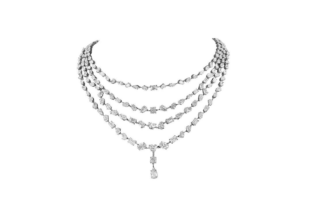 Layered XXL Diamond Necklace