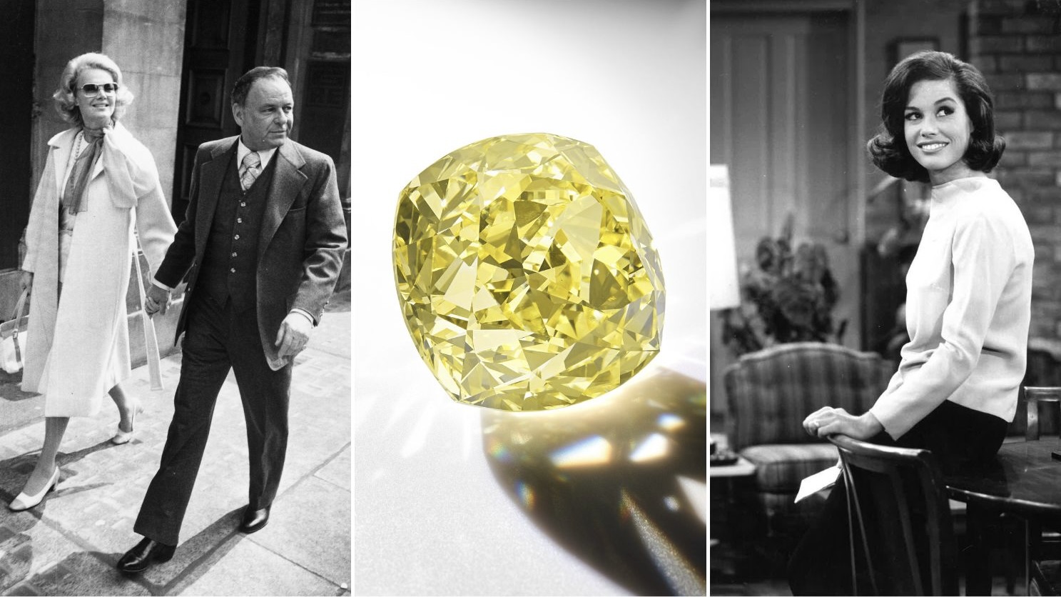 Sotheby's Auction House's upcoming sales will feature diamond treasures from Hollywood icons like Mary Tyler Moore and Frank Sinatra