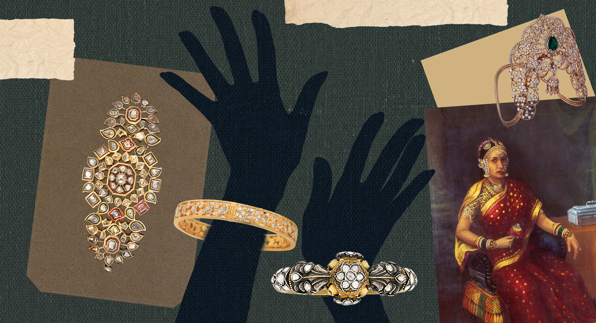Forms of arm jewellery in Indian households