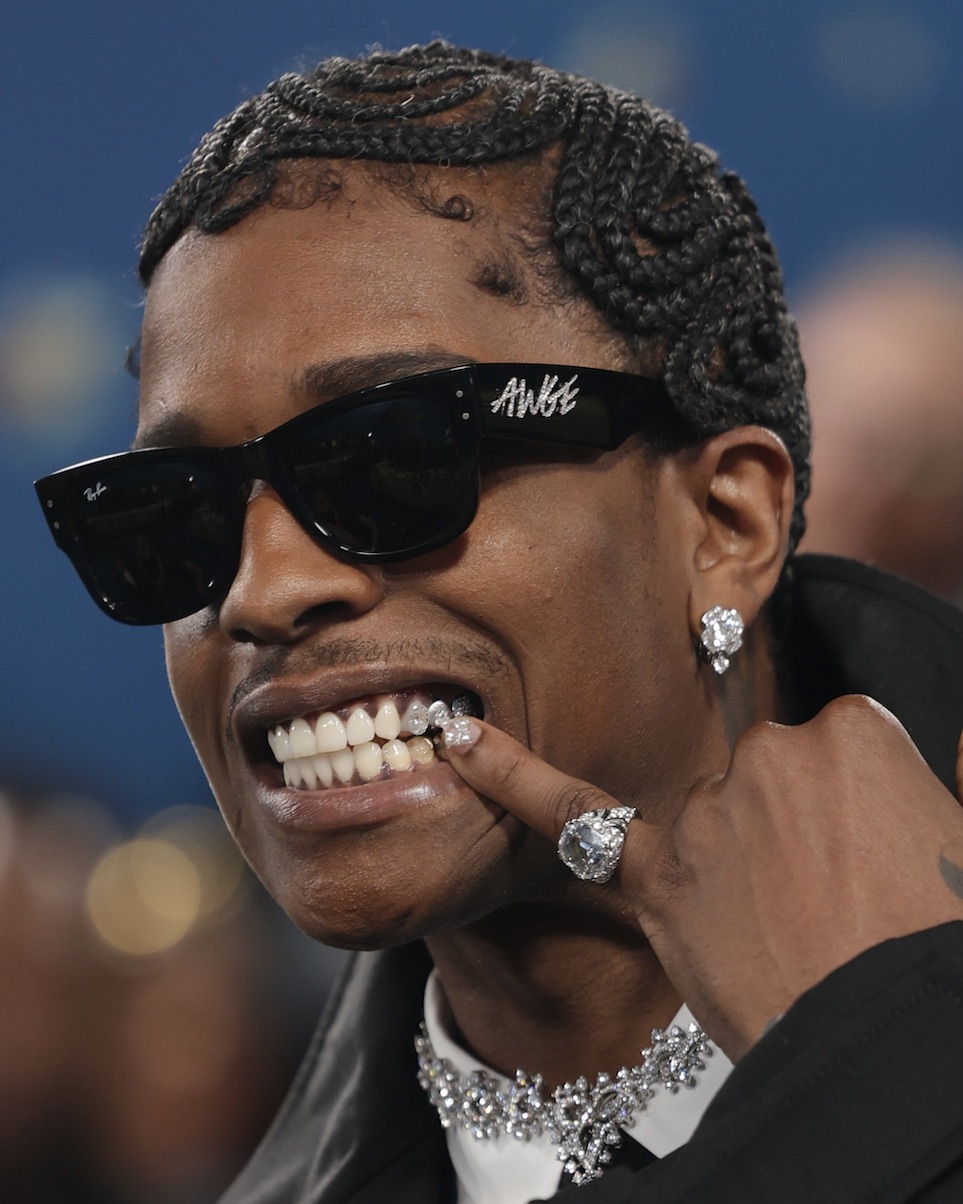 Diamond sunglasses ASAP rocky 2025 met gala