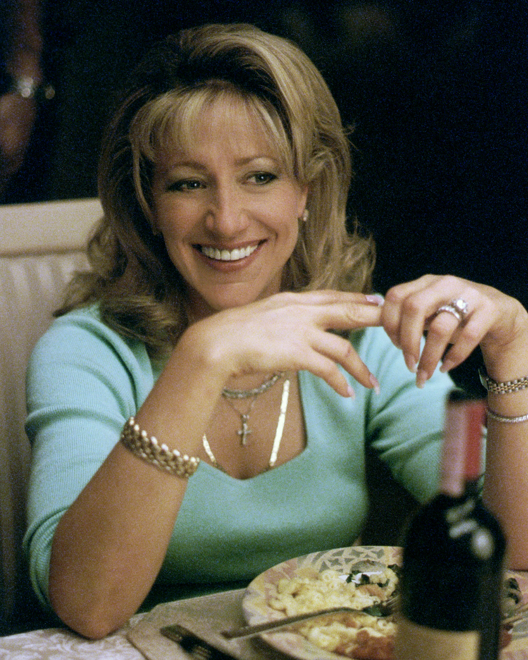 2024 Jewelry Trends: Loud Luxury and the Mob Wife Aesthetic 1 Carmela Soprano embodies the mob wife aesthetic in The Sopranos