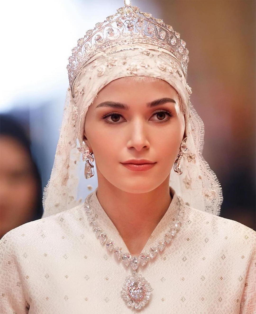 Anisha's natural diamond tiara