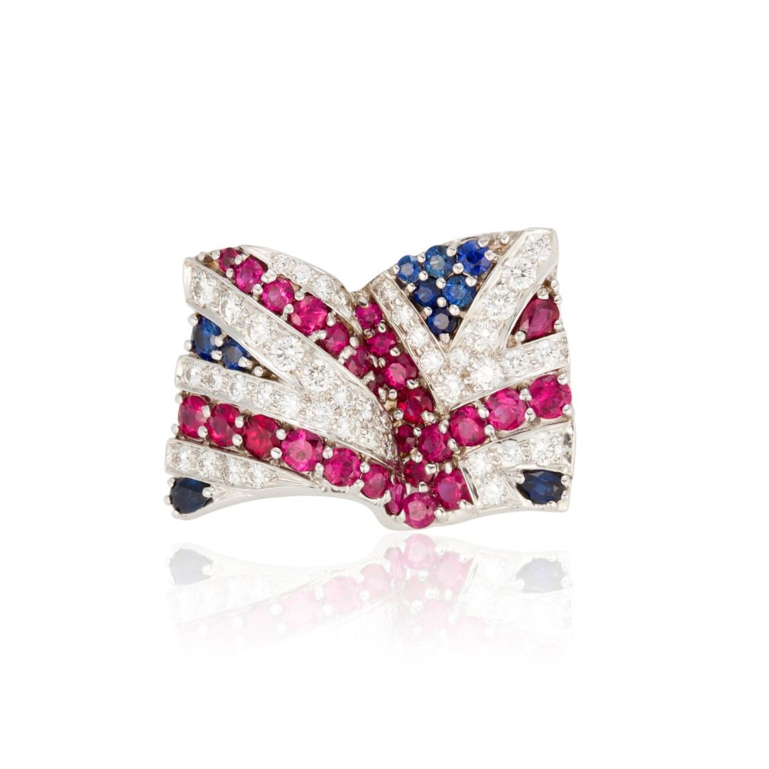 Elton John's Union Jack Pin by Asprey