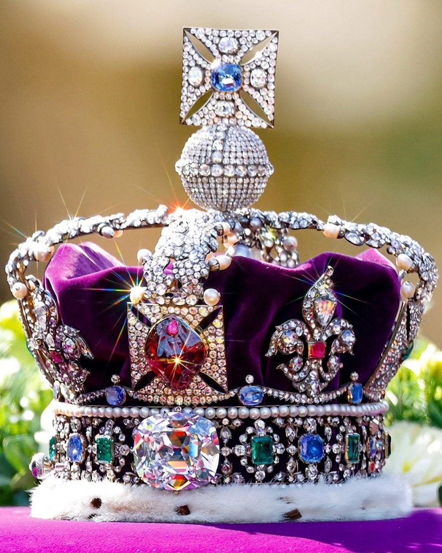 crown jewels of the united kingdom: the imperial state crown