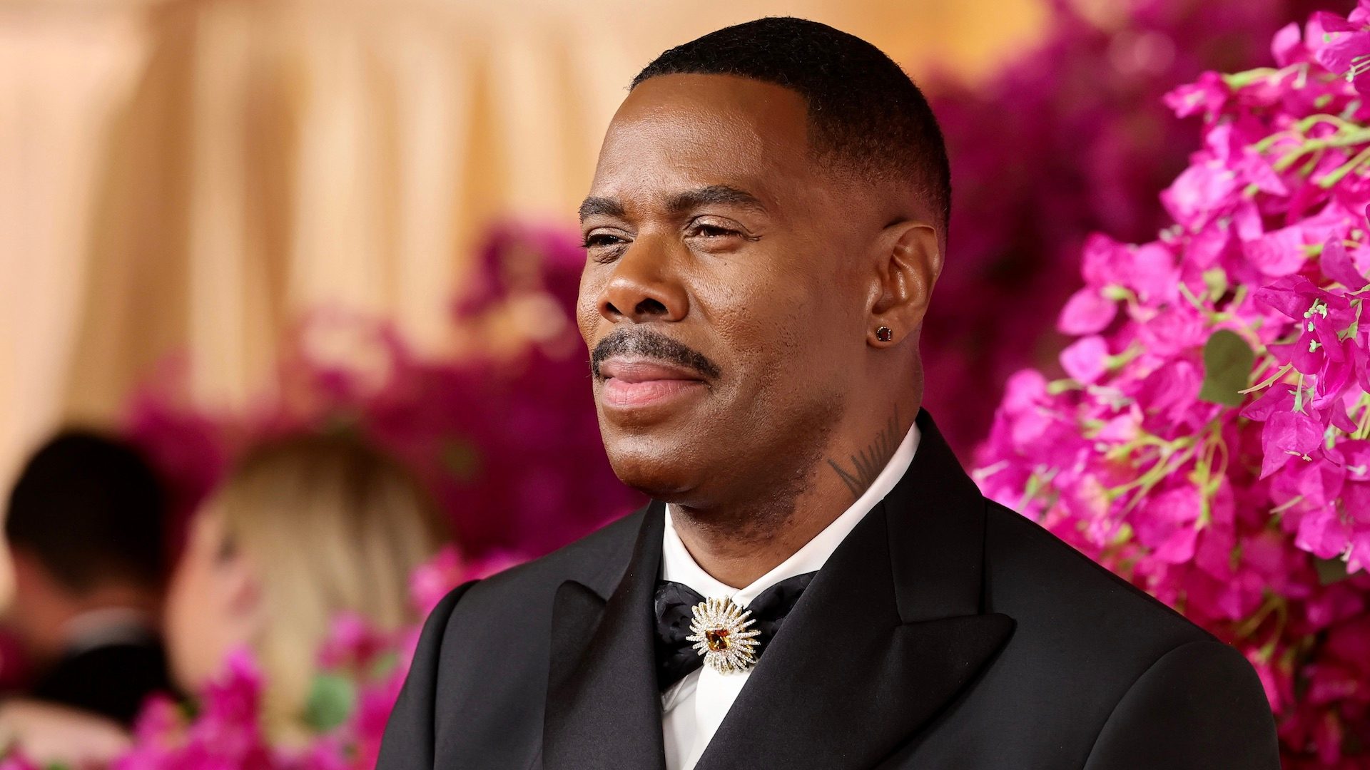 men's diamond jewelry trends: colman domingo