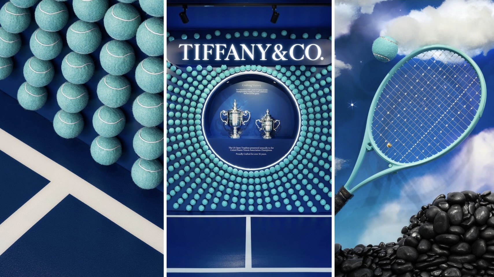 2024 US Open Tiffany & Co. Showcases a Diamond Tennis Racket
