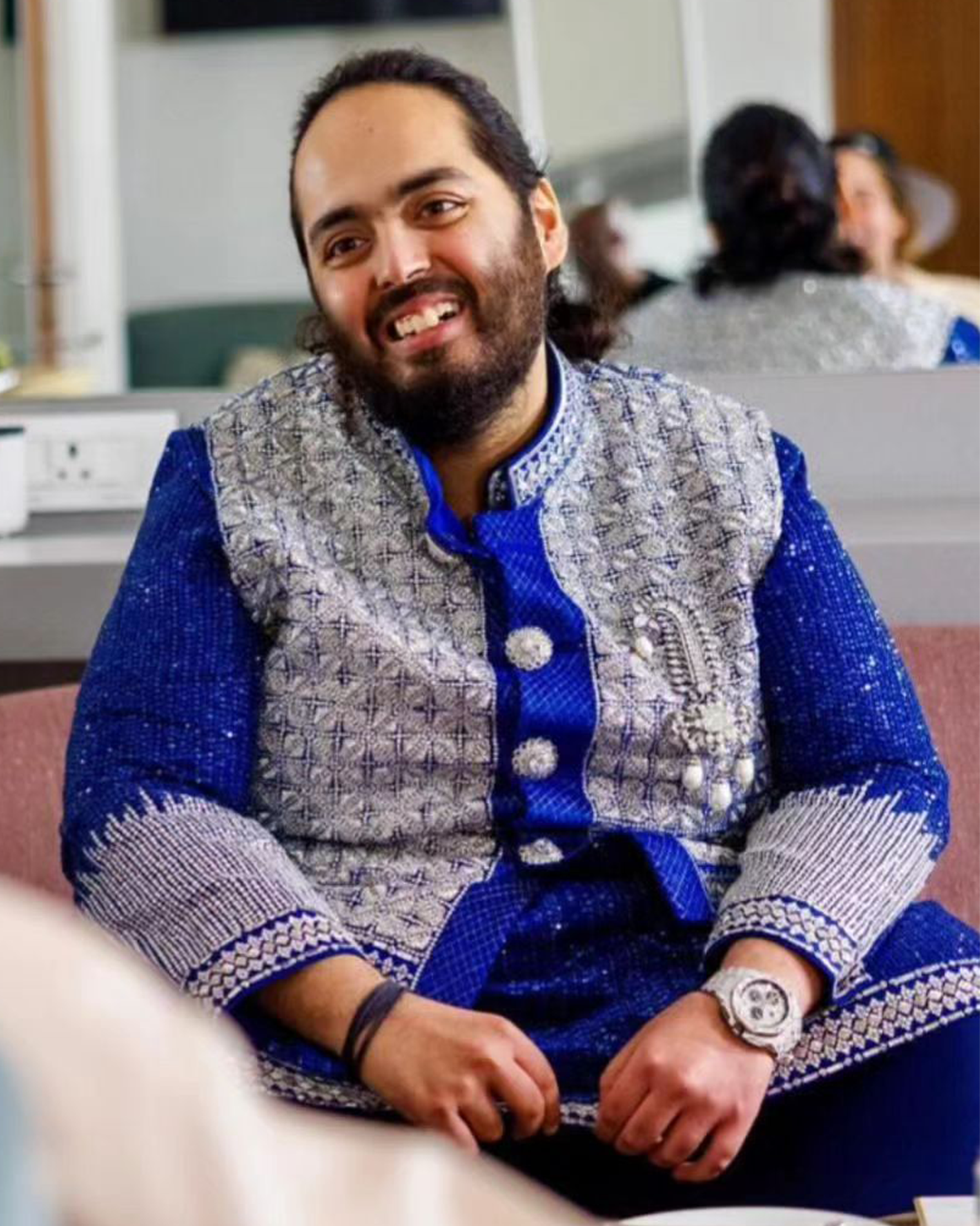 The Ultimate Diamond Flex: <i>Celebrities and Their Iconic Timepieces</i> 7 Anant Ambani wearing Audemars Piguet Royal Oak diamond watch