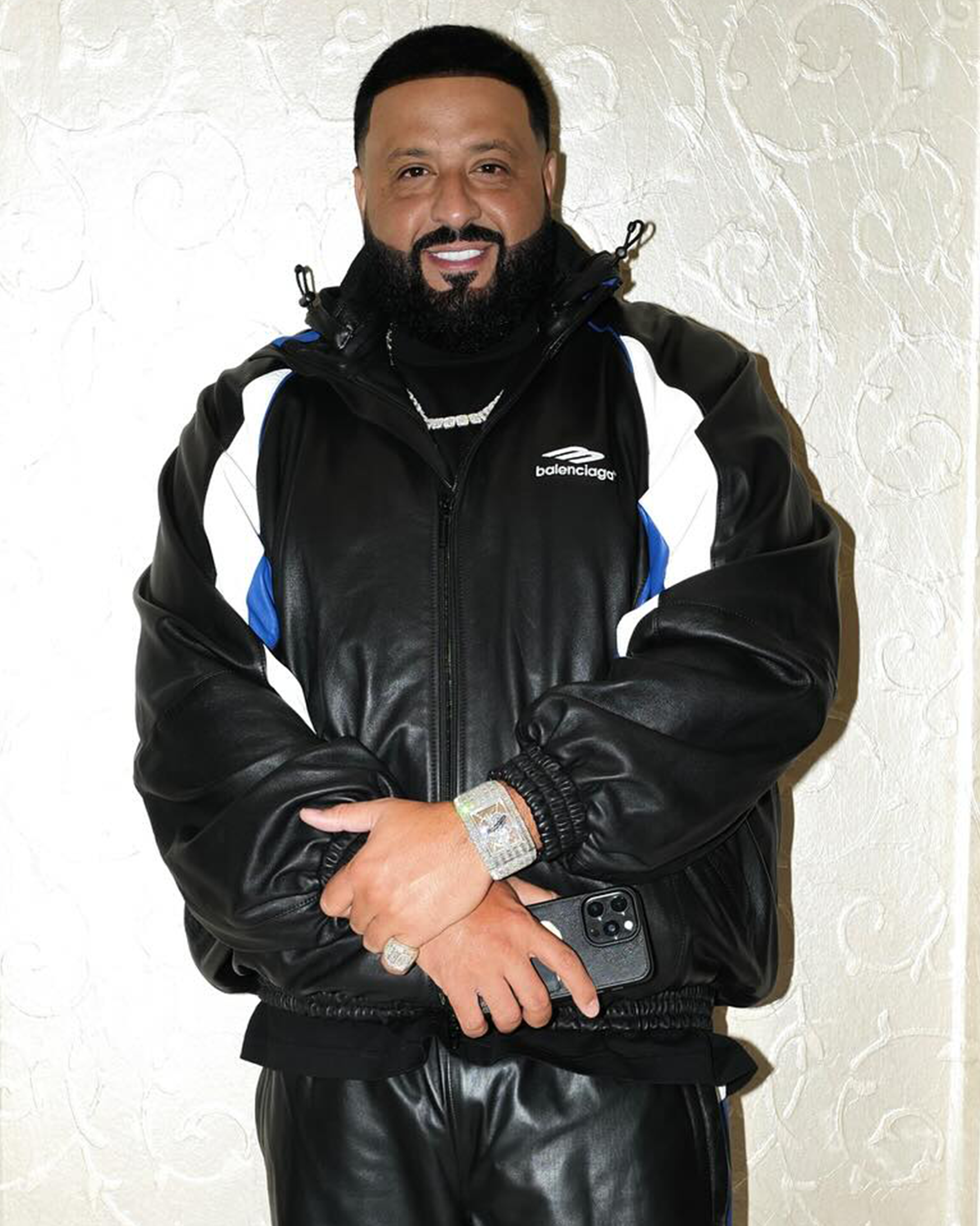 The Ultimate Diamond Flex: <i>Celebrities and Their Iconic Timepieces</i> 16 DJ Khaled wearing Jacob & Co. Billionaire III diamond watch