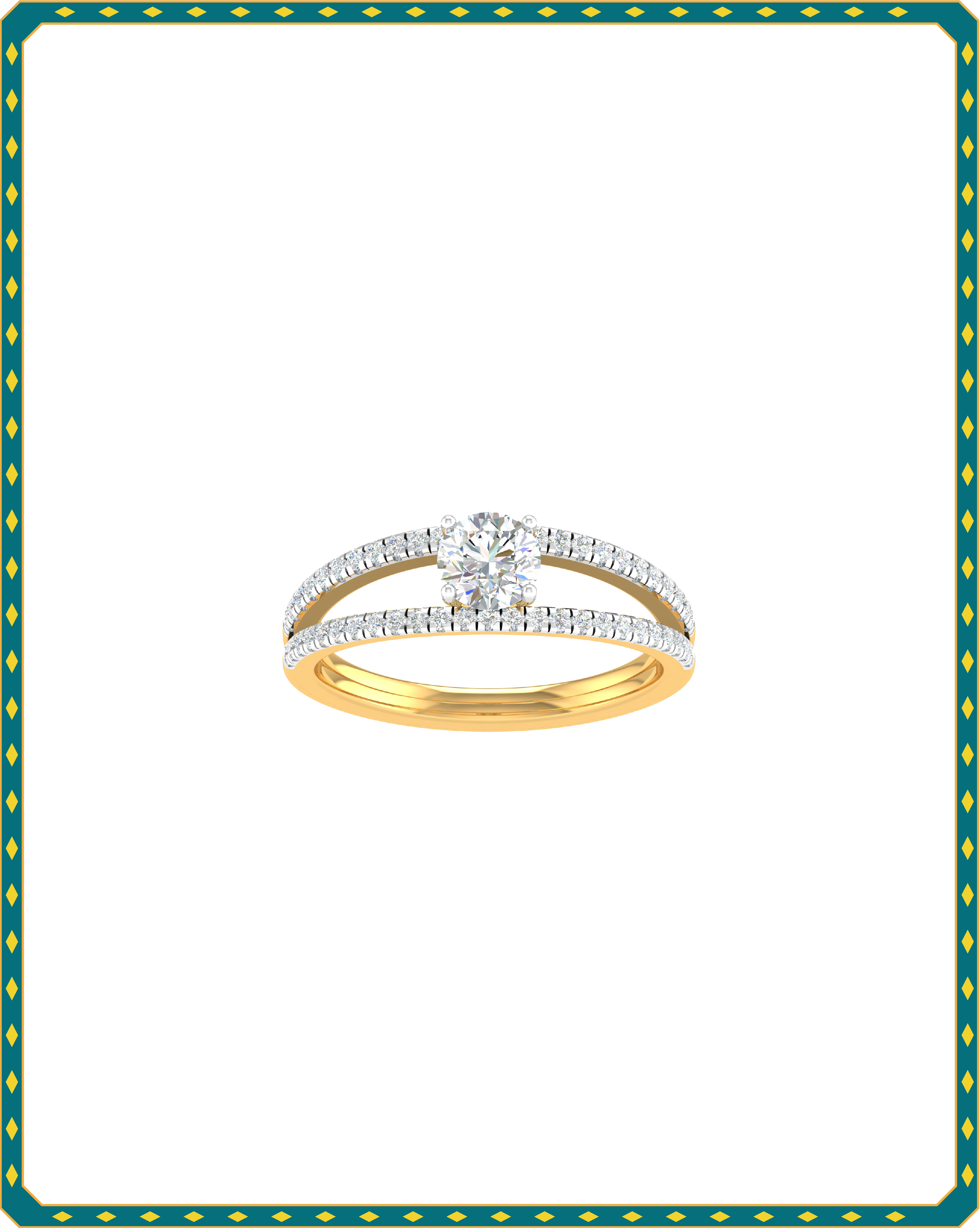 A beautiful ring by Kisna Diamond & Gold Jewellery, expertly crafted to perfection for a memorable Diwali gift