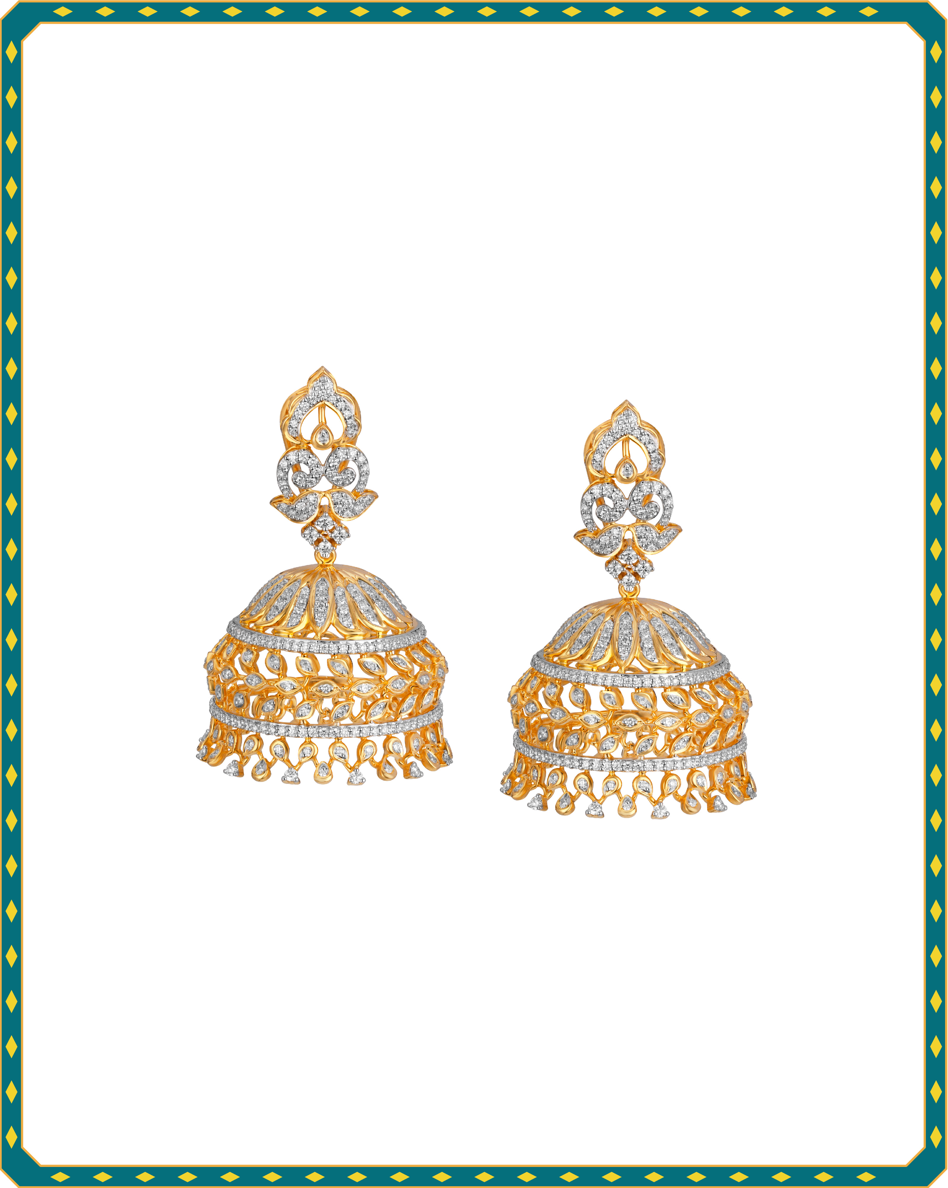 Traditional Jhumkas by Tanishq, the perfect Diwali adornment