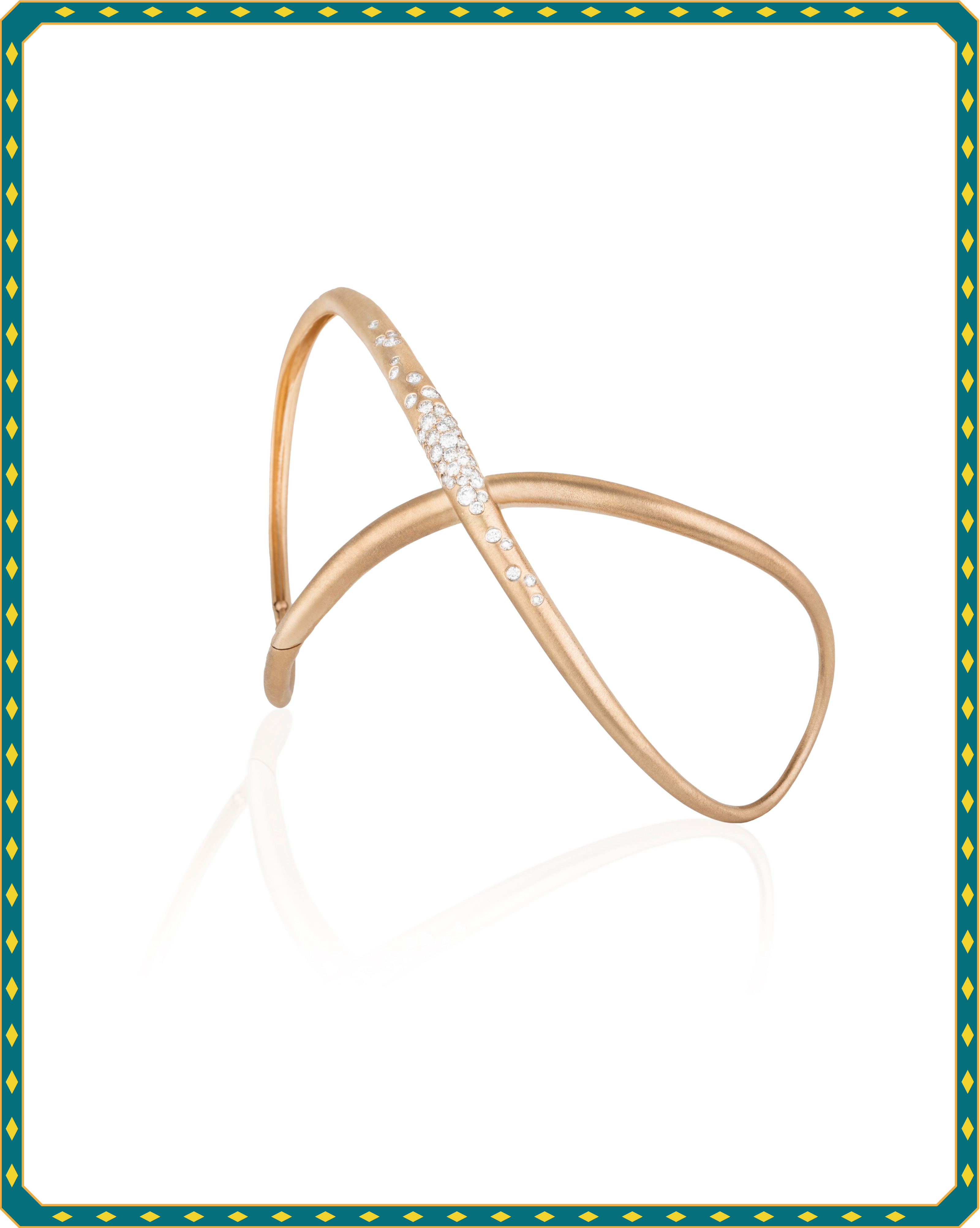 A modern bracelet by Nada Ghazal.