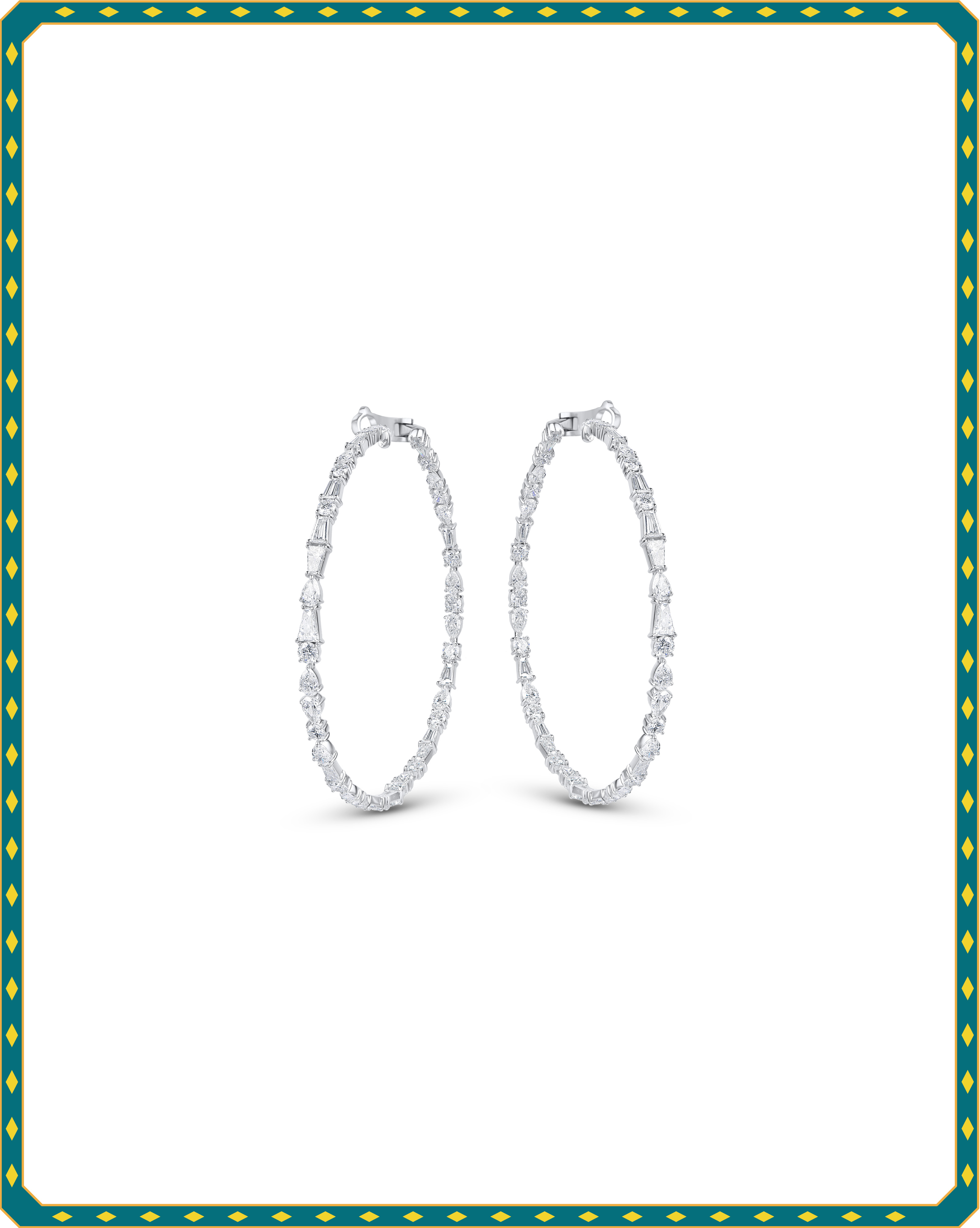 Fancy cut hoops by Harakh