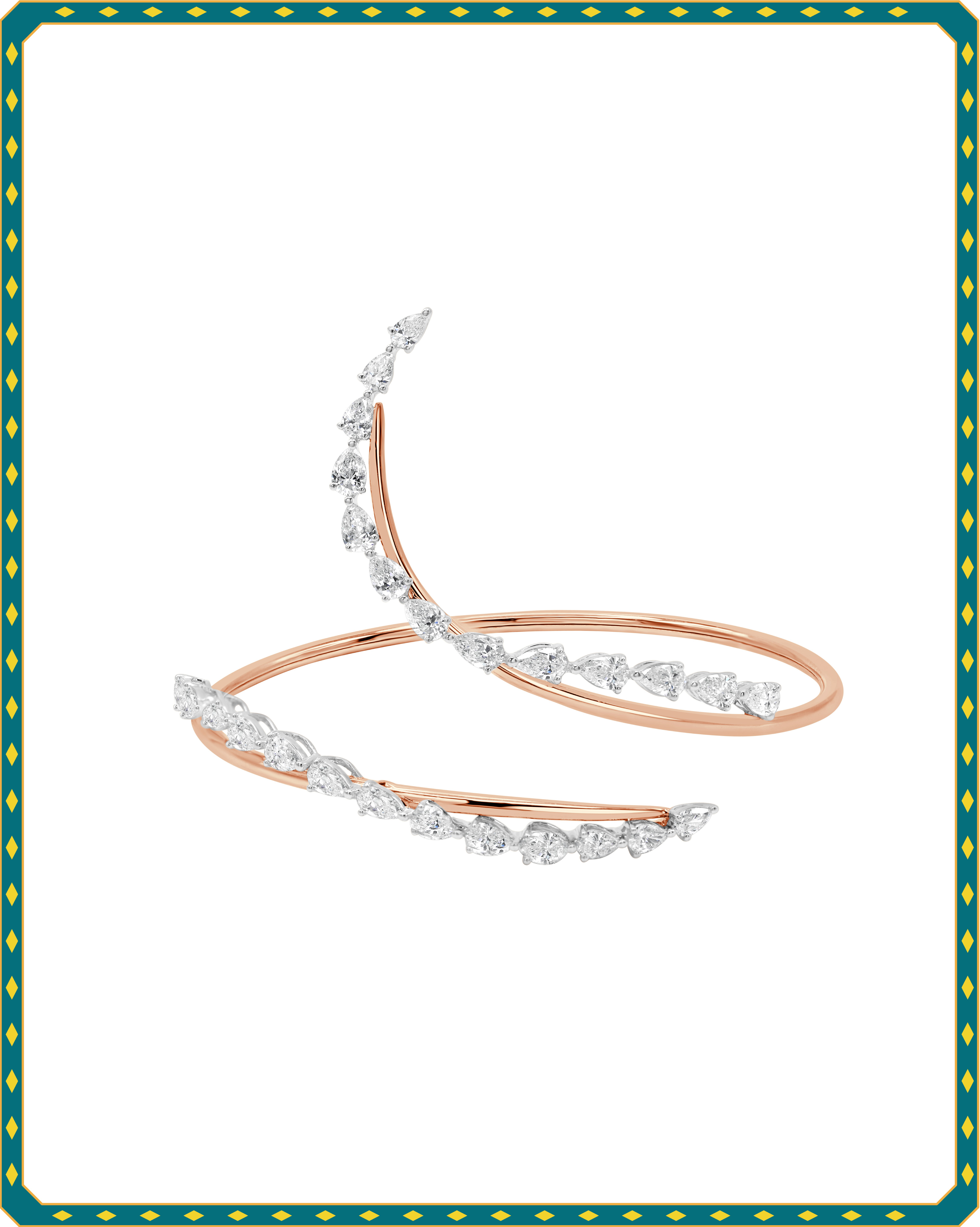 Mixed fancy cut bracelet by La Marquise