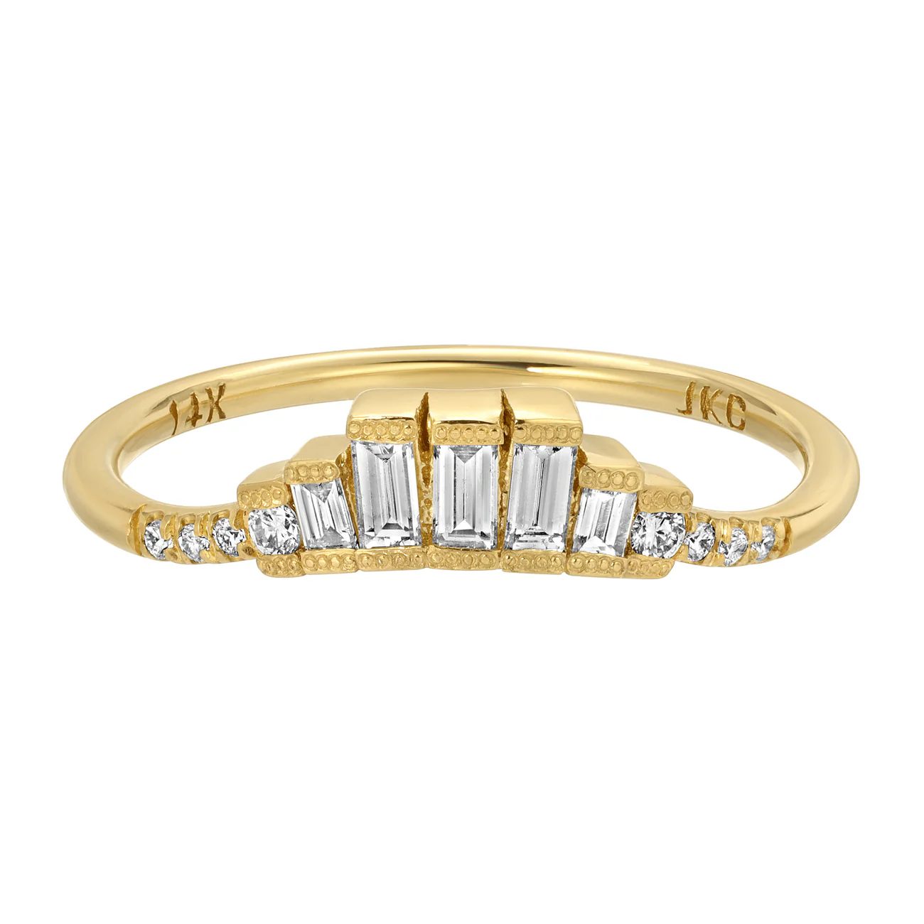 framed diamond engagement rings