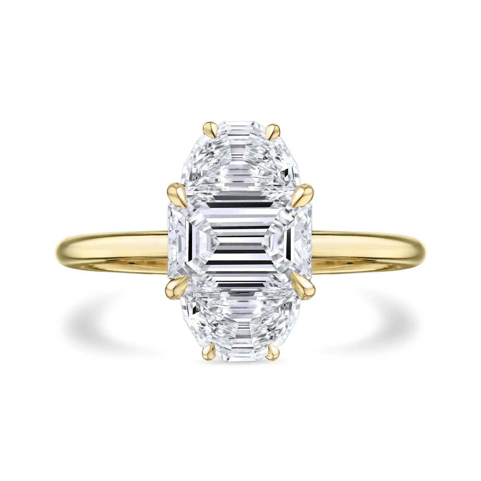 framed diamond engagement rings
