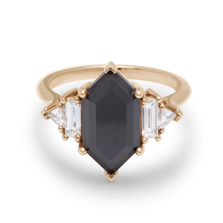 framed diamond engagement rings