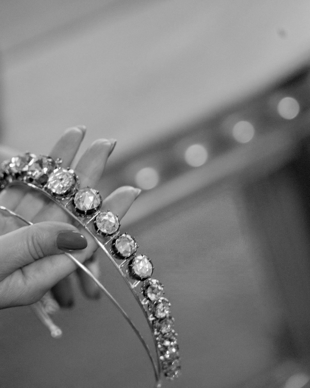 The newly created Danish Rose Diamond Bandeau tiara