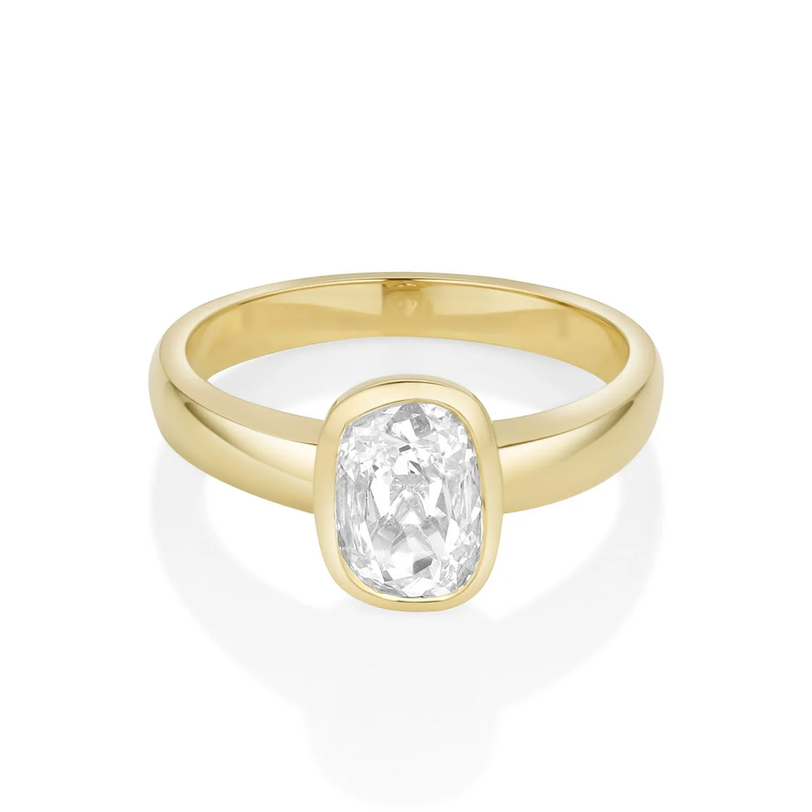 cushion cut engagement rings