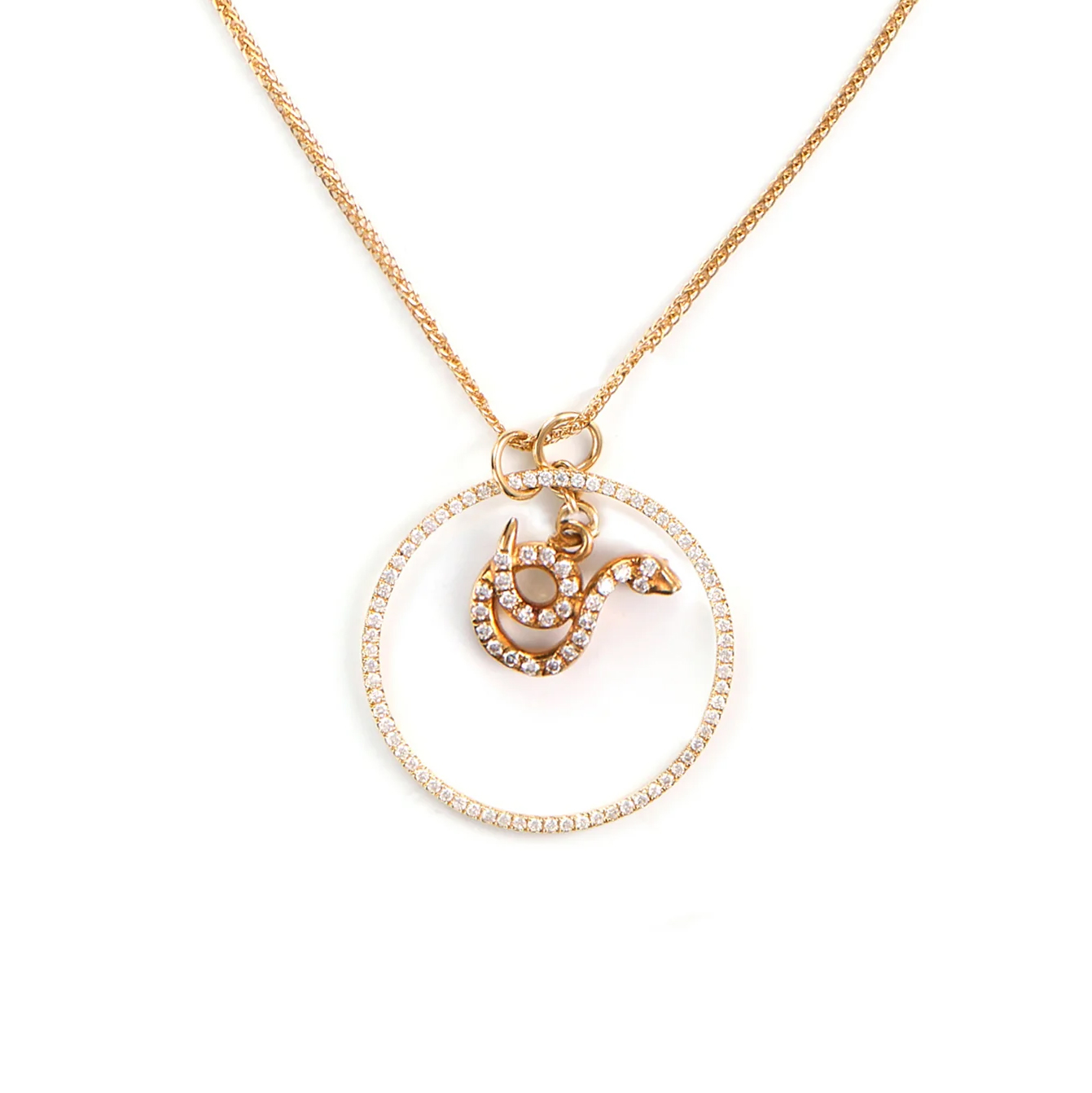 year of the snake diamond necklace