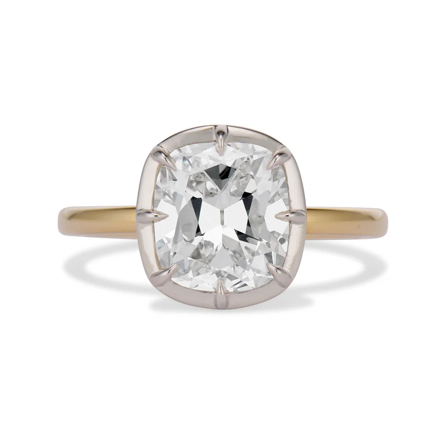 cushion cut engagement rings