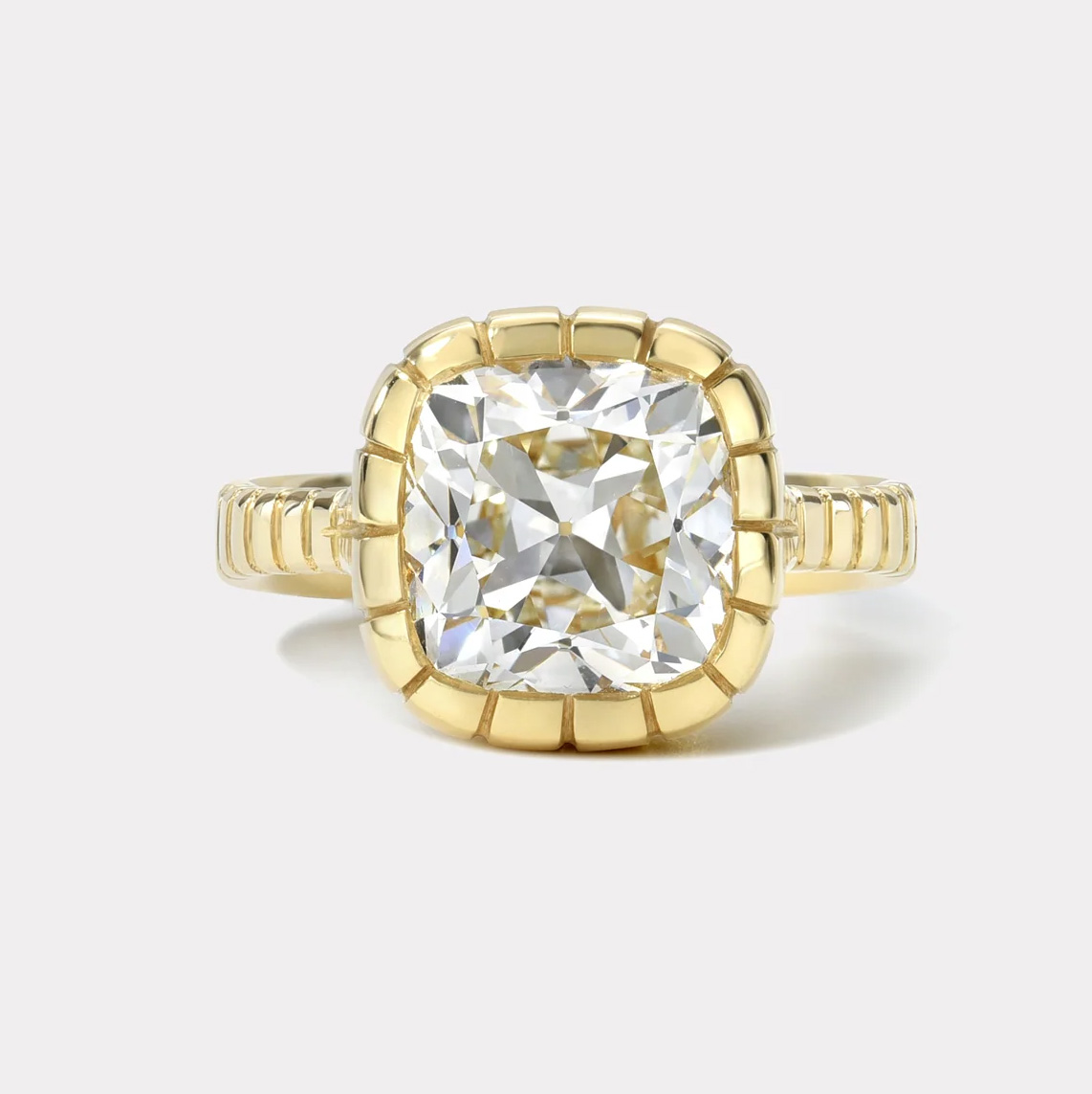 cushion cut engagement rings