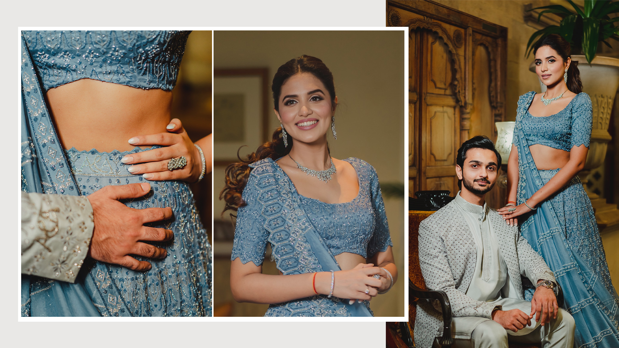 The Bride Who Wove Heritage Into High Fashion 2 Aishwarya Avlani radiating grace and tradition