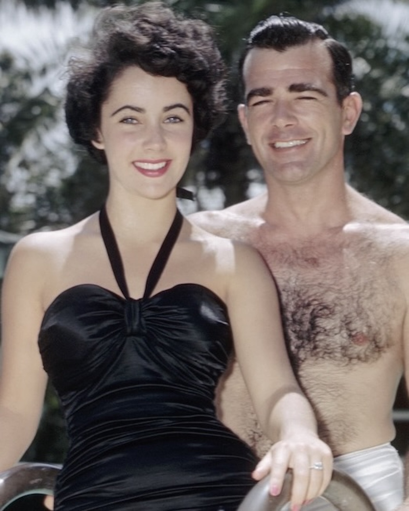 Elizabeth Taylor's Engagement Ring Collection Is One For The History Books 3 Elizabeth Taylor’s First Diamond Engagement Ring Elizabeth Taylor’s Engagement Ring From William Pawley Jr.