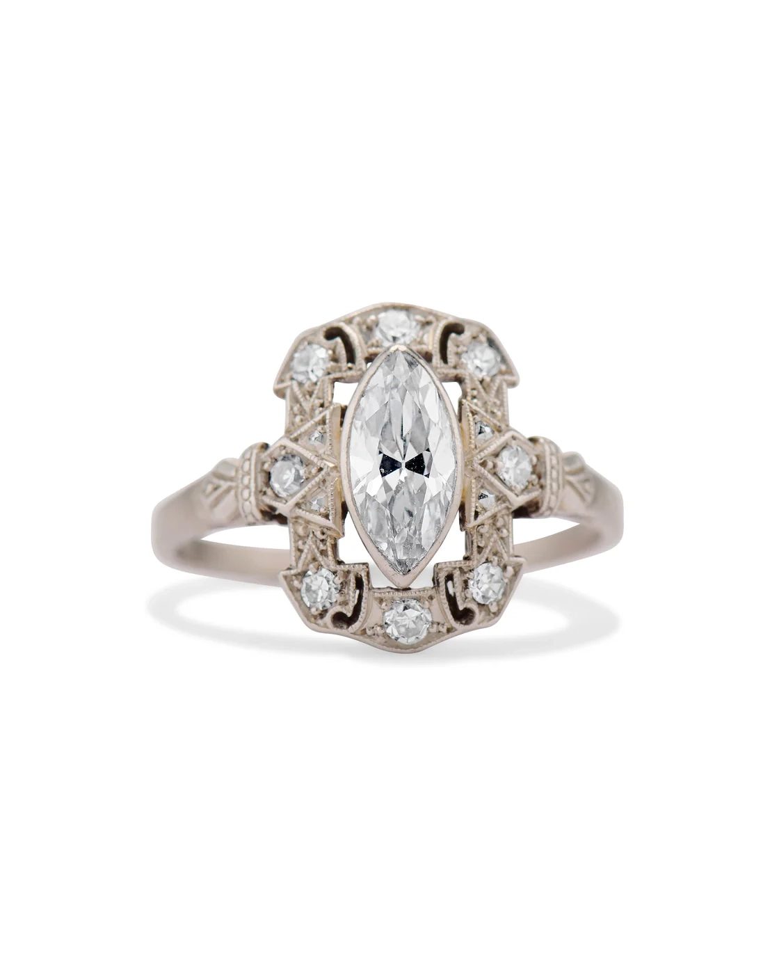 art deco engagement rings