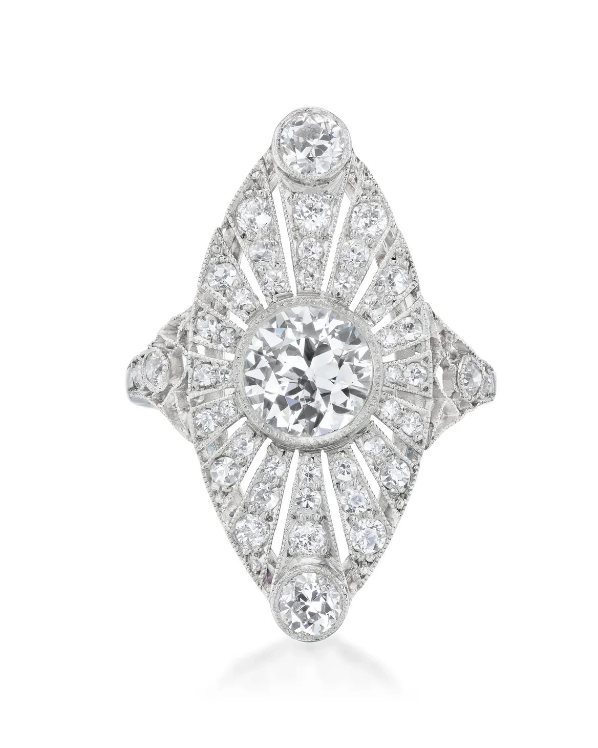art deco engagement rings