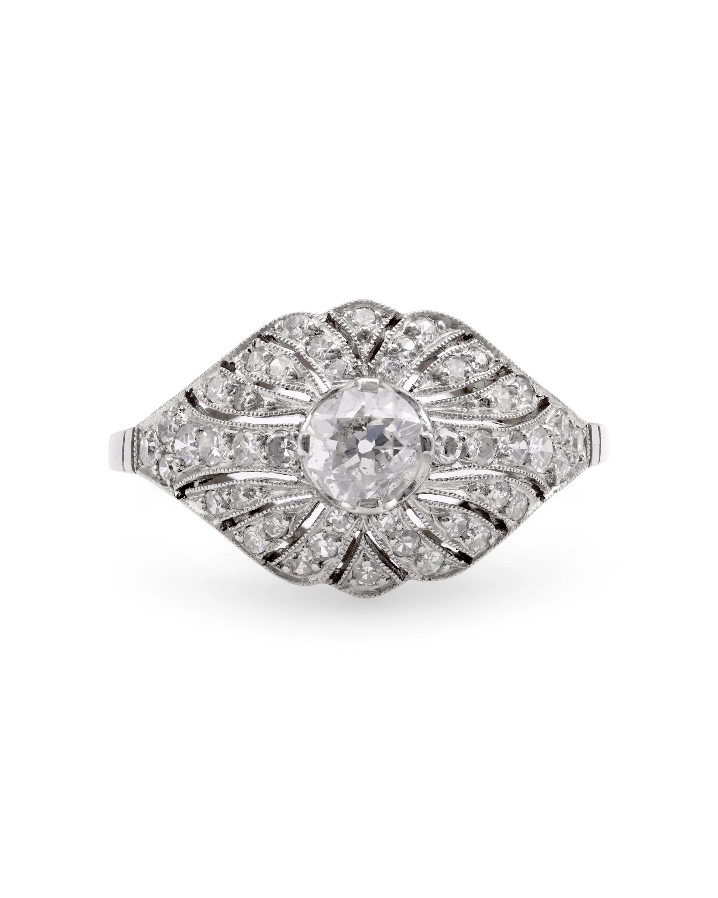 art deco engagement rings