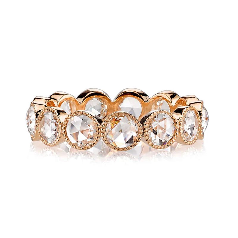 rose cut diamonds: diamond ring