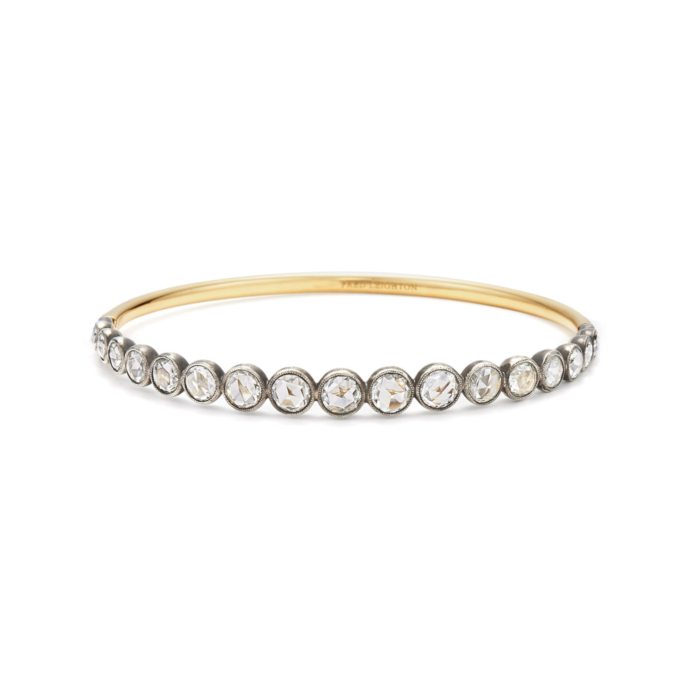 rose cut diamonds: diamond bracelet