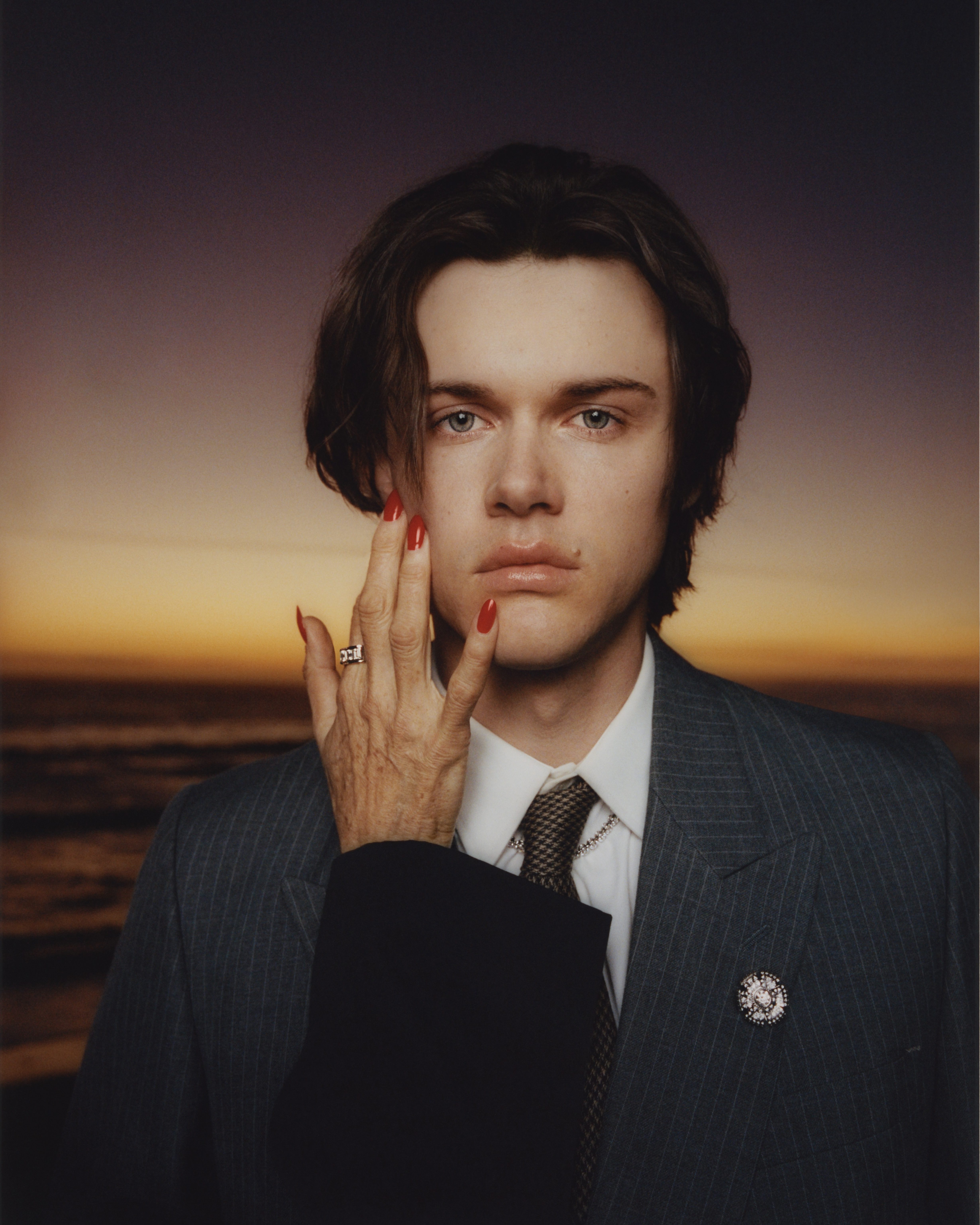 Like his ascension to heartthrob status, Mean Girls actor Christopher Briney makes diamond dressing feel effortless.