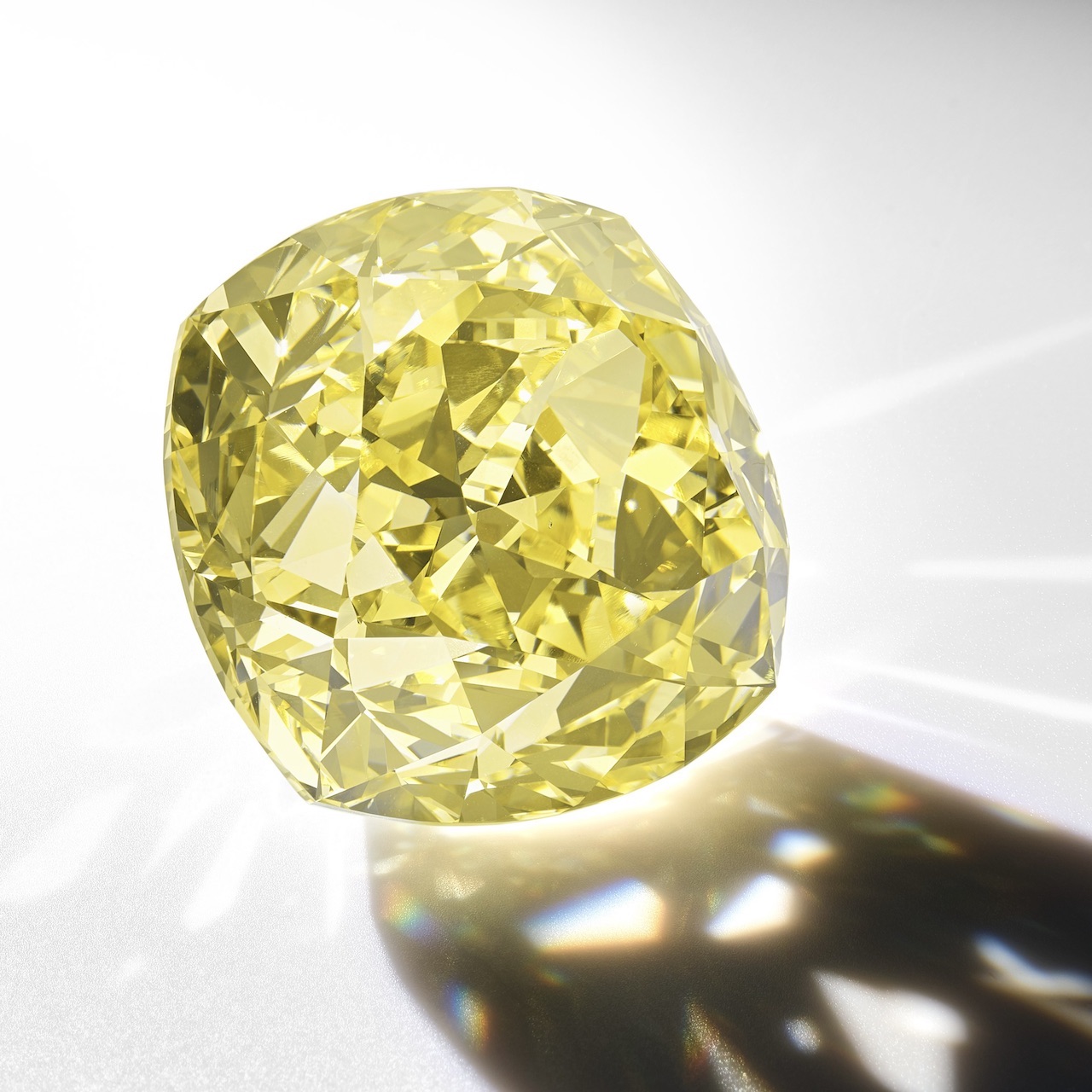 A rare yellow diamond