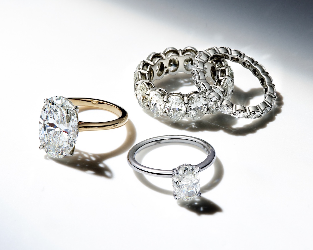 Engagement Wedding Ring Set