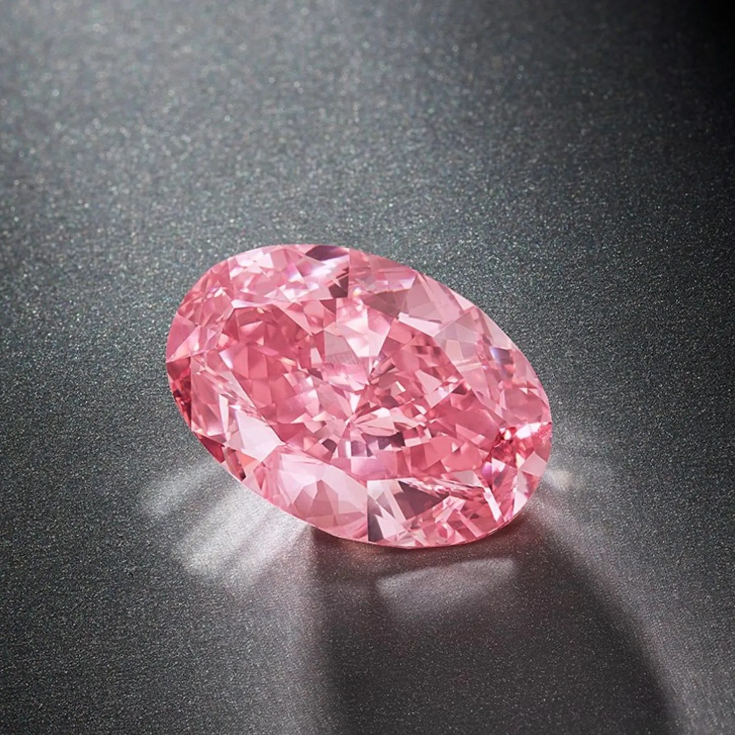 A rare pink diamond