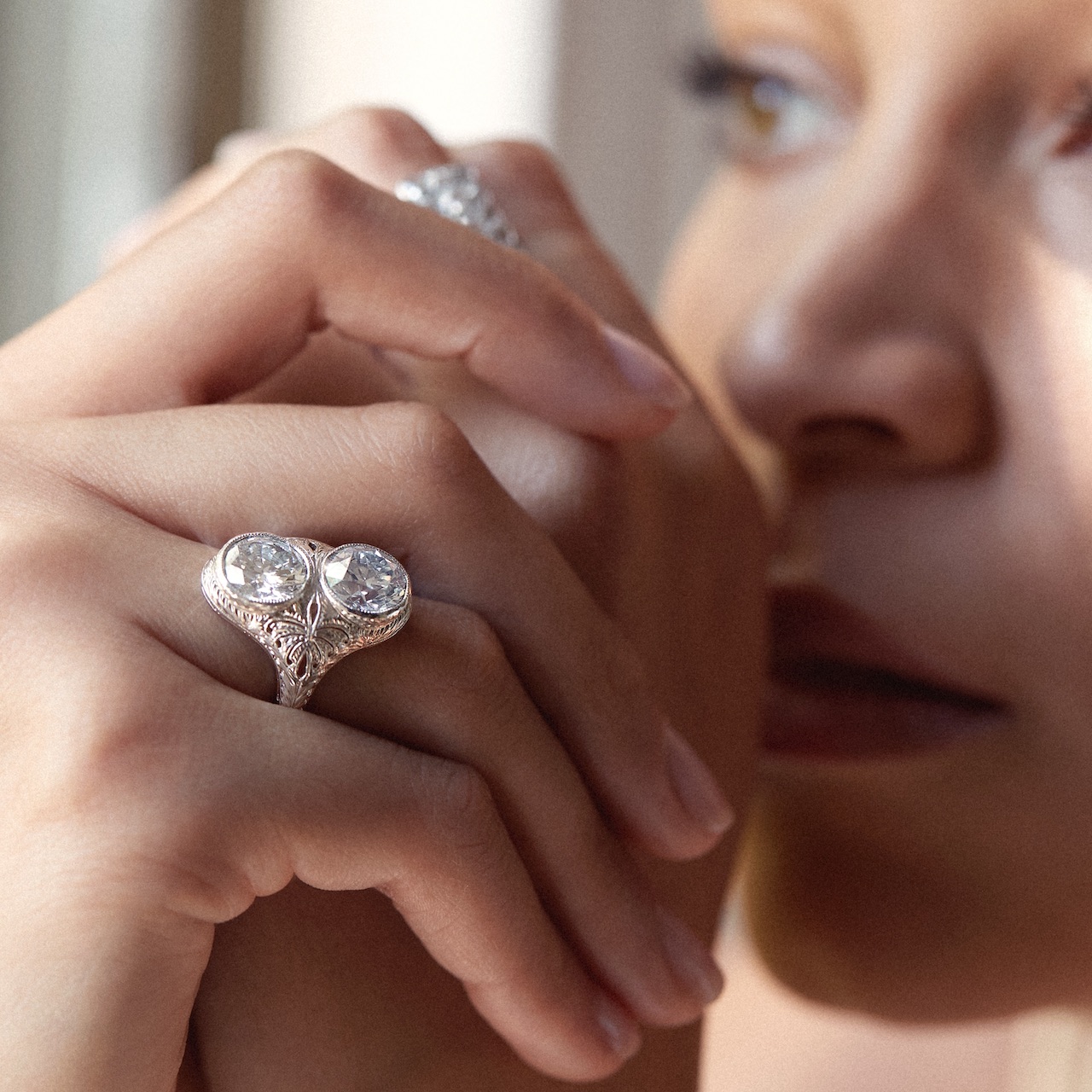 A vintage engagement ring