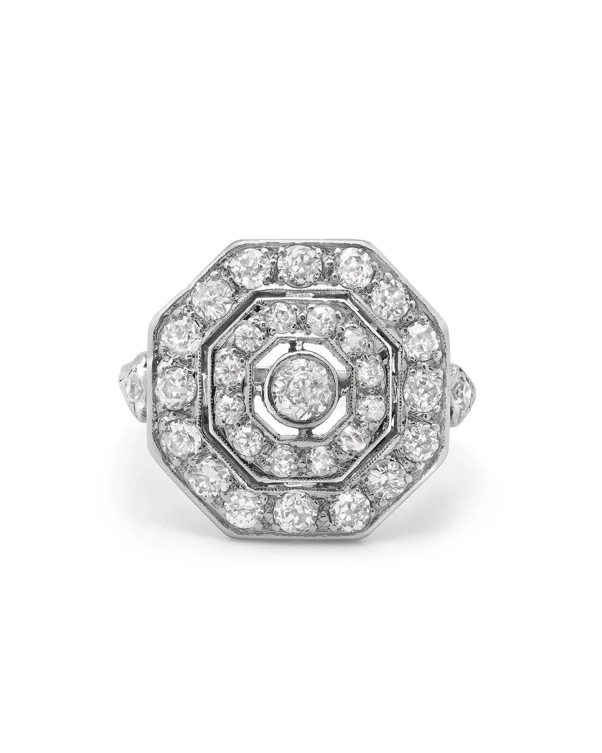 art deco engagement rings